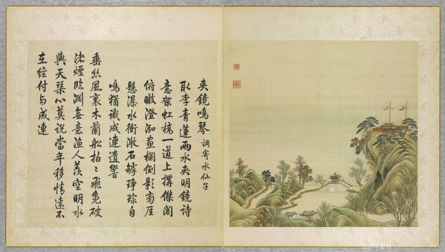 圆明园各个景点的复原图,图游华夏