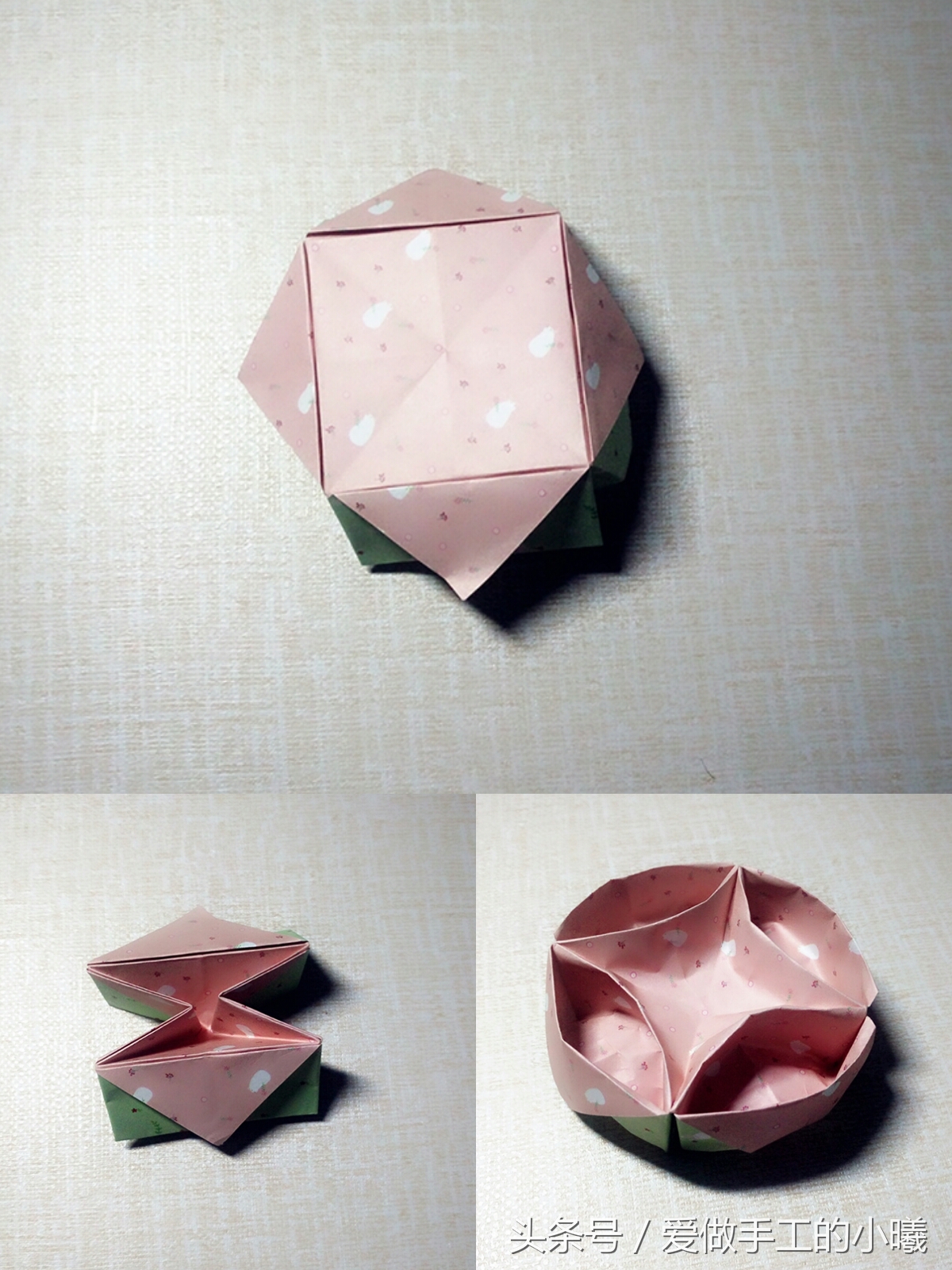 特别实用的折纸收纳盒教程,到车请故意折纸收纳盒合集