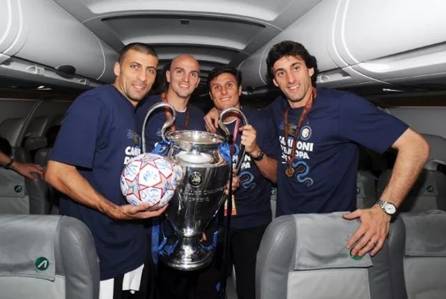 伯纳乌王子加冕,米利托绽放伯纳乌国米加冕三冠王