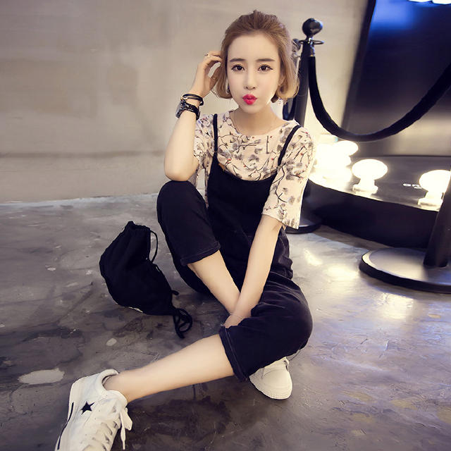 想穿背带裤但是不敢露腿怎么办,穿对裤子了搭啥上衣都好看