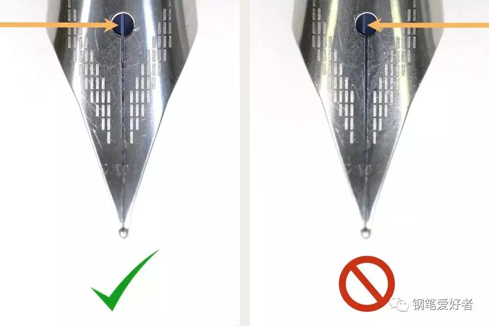 明尖钢笔笔尖调整,钢笔更换笔尖小技巧图解