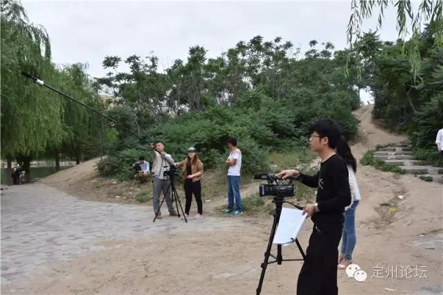 帅哥美女云集，定州论坛微电影开拍啦！