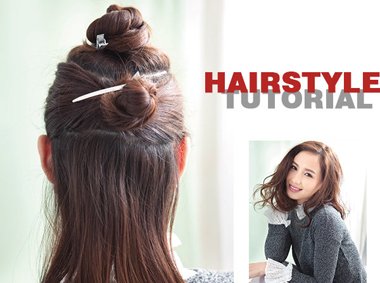 2020流行中短卷发烫发教程,短卷发最简单的扎法