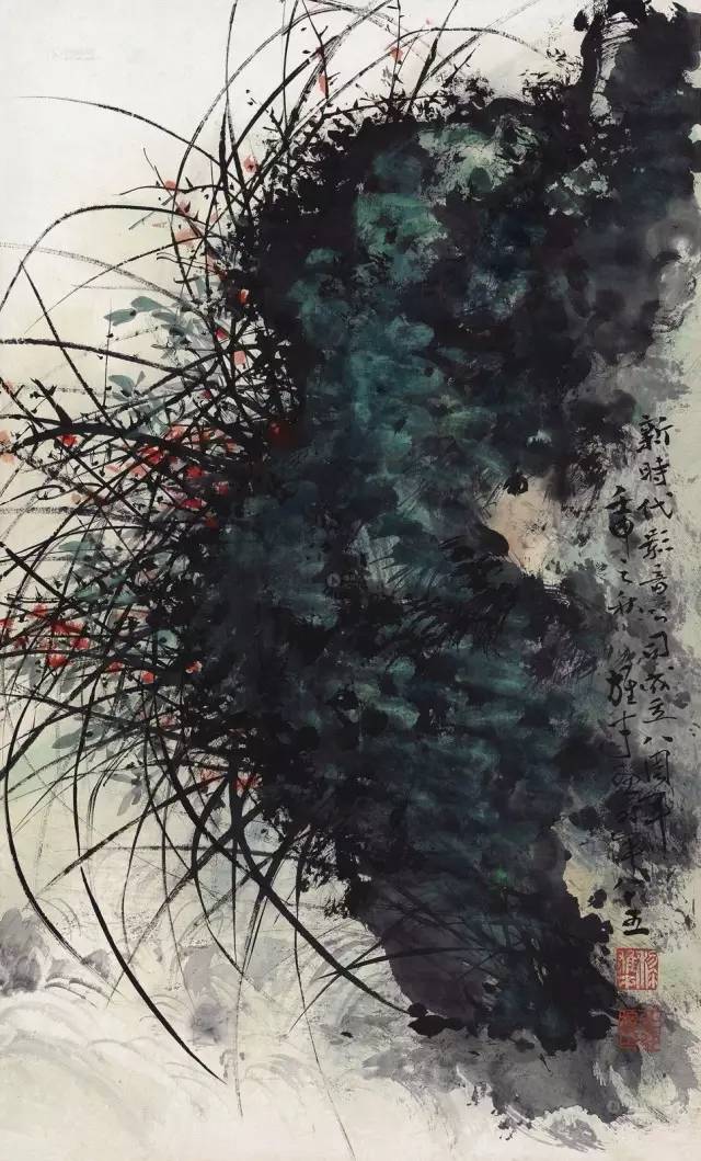 国画写意兰花入门教程视频,写意兰花菊花大师作品欣赏