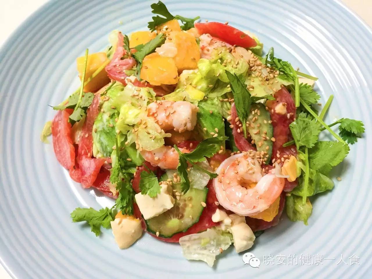 芒果爱上豆腐！虾扯啦～