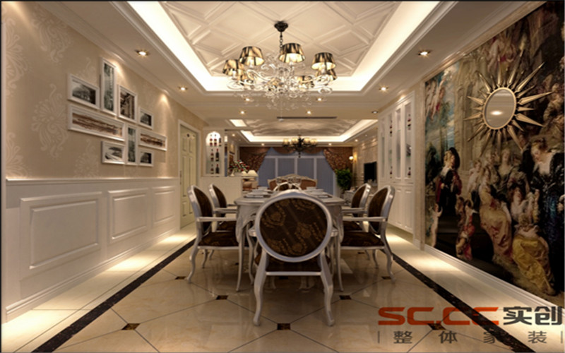 40-50平方复式楼欧式精美装修,百瑞景样板间