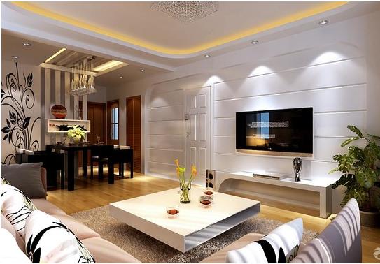 文化石电视背景墙适合什么风格,木饰面电视背景墙轻奢风格高级感