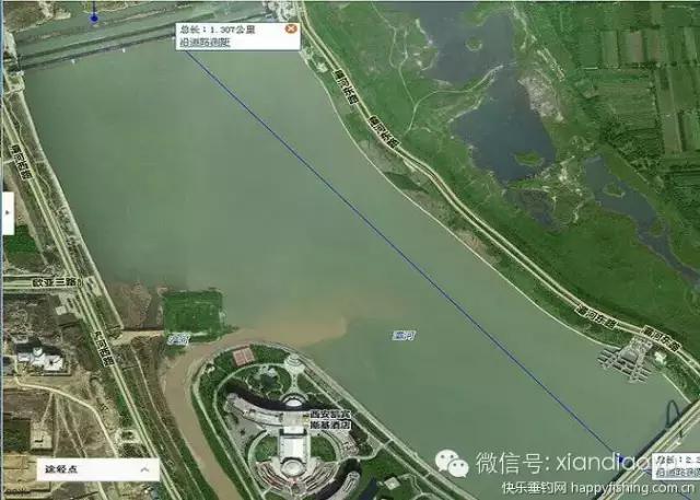 西安灞河钓鱼钓点,灞河路亚白条的钓点