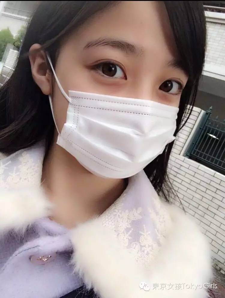 日本女性口罩细节,摘下口罩的日本妹子真容