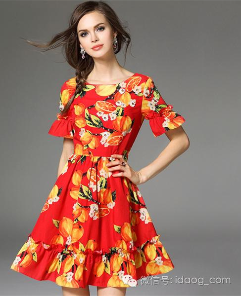 韩范伊人馆连衣裙,新款减龄韩范连衣裙