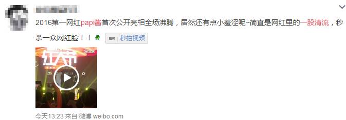 papi酱是土味博主吗,papi酱属于网红的哪个时代