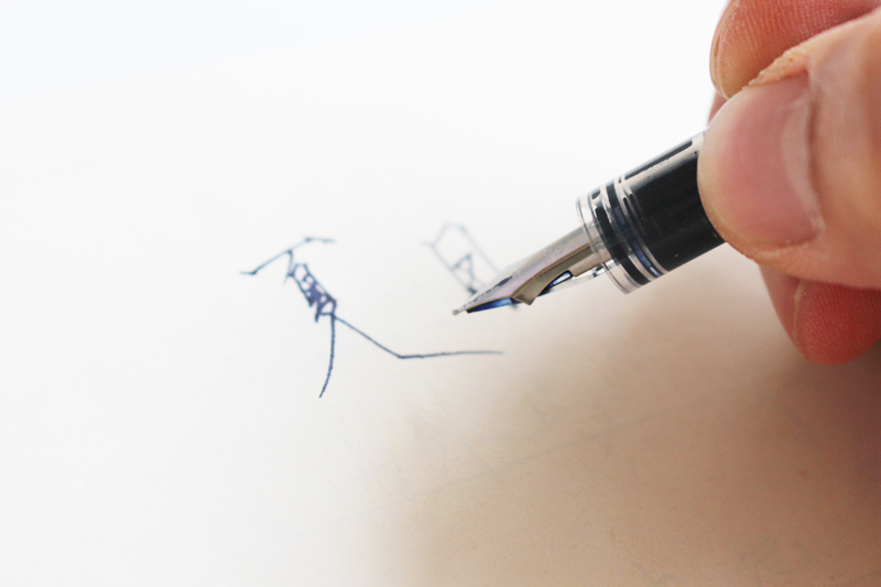 百乐元气小钢笔怎么用,百乐元气小钢笔没墨囊