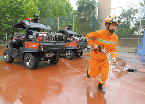 石家庄消防摩托车,石家庄4驱森林消防车