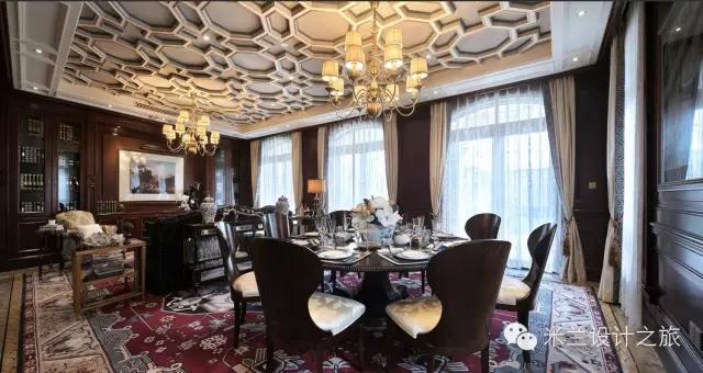 美式风格装修样板房效果图,美式装修风格样板房案例