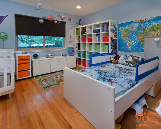 帅气的卧室设计,帅气男生卧室设计