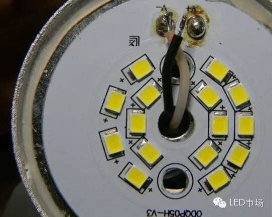 拆解5w节能灯,球泡灯拆解视频