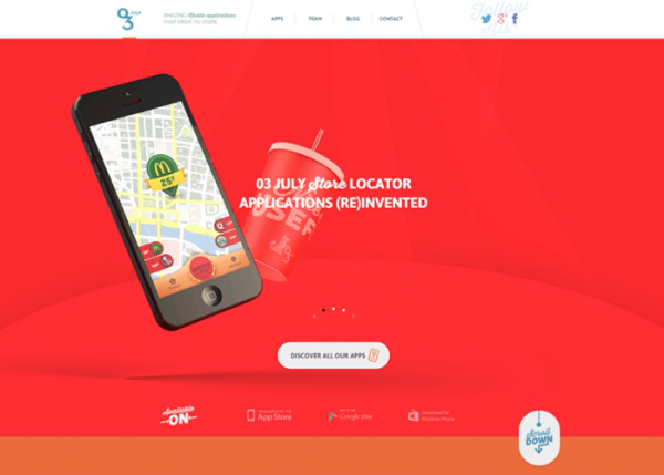 漂亮的红色系网站设计欣赏,好看的网站设计版式推荐