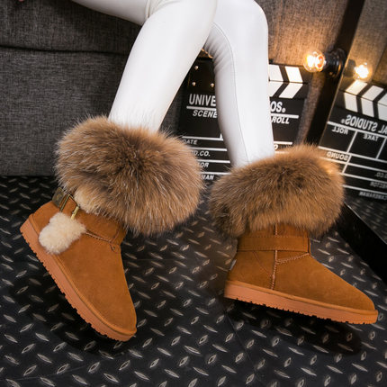 冬季潮流百搭雪地靴,冬季必备超暖加厚的雪地靴