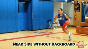 篮球传球投篮上篮组合练习小学生,击地传球上篮练习