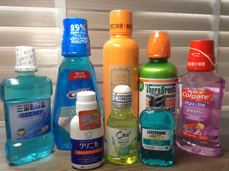 口臭漱口水测评,牙疼牙黄推荐的牙膏漱口水