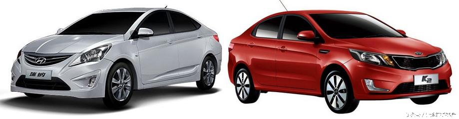 瑞纳起亚k2,北京现代全新瑞纳起亚k2