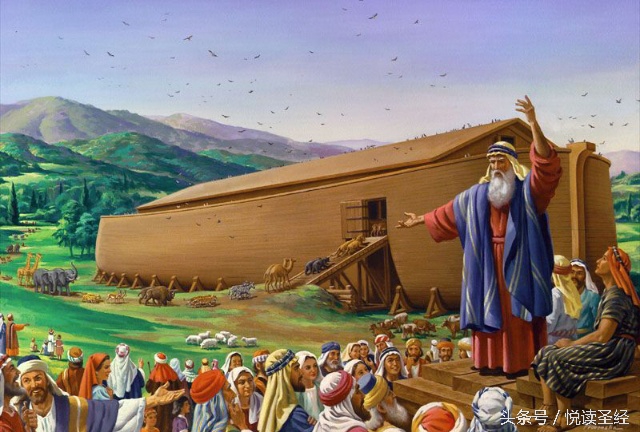 诺亚方舟故事,挪亚造方舟故事