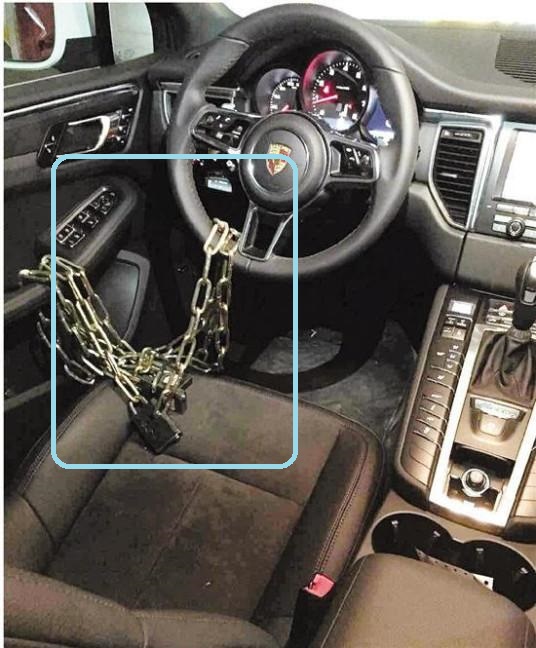 一般有几种方式锁车,你没见过的锁车方式