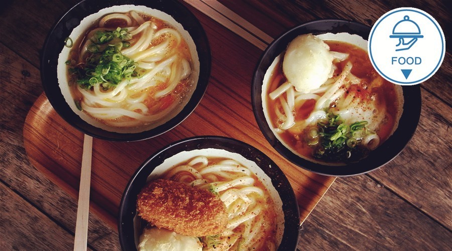 夏天来碗清凉的凉拌乌冬面,三伏天吃一碗热汤面真爽