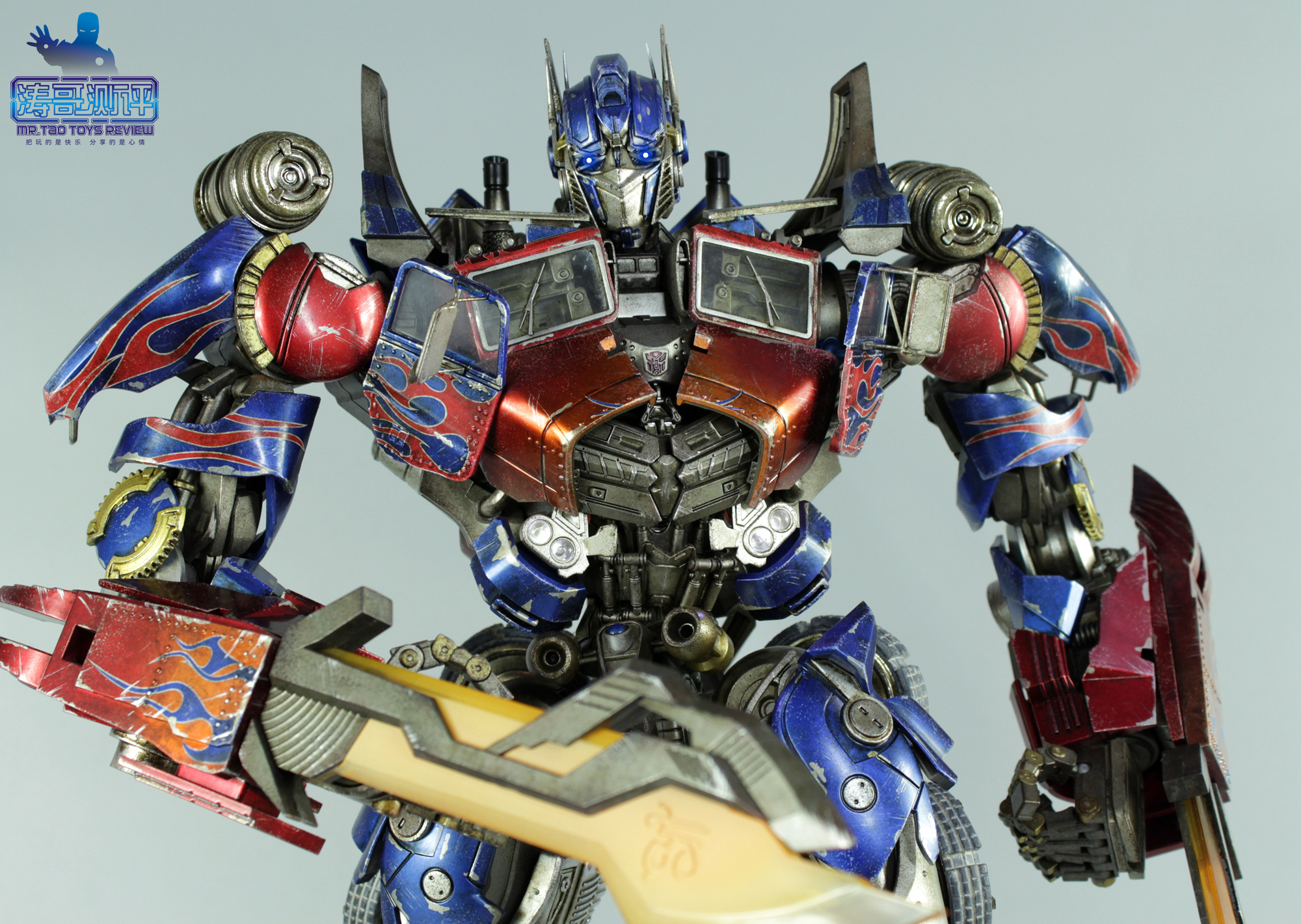 涛哥测评变形金刚3a,国产变形金刚3u级飞翼擎天柱
