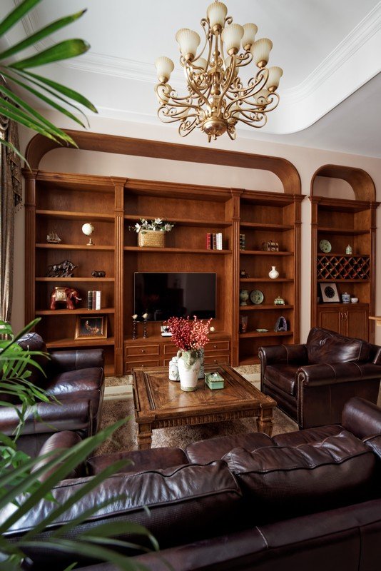 美式轻奢硬装100平,6万软装硬装90平