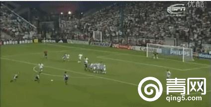 足球gif经典配合,gif足球射门