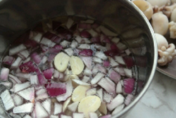 酱烧墨鱼仔冷菜摆盘,酱烧墨鱼仔做法大全