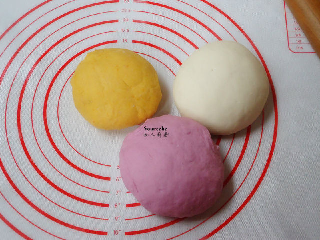 多彩馒头图片,玫瑰馒头花样