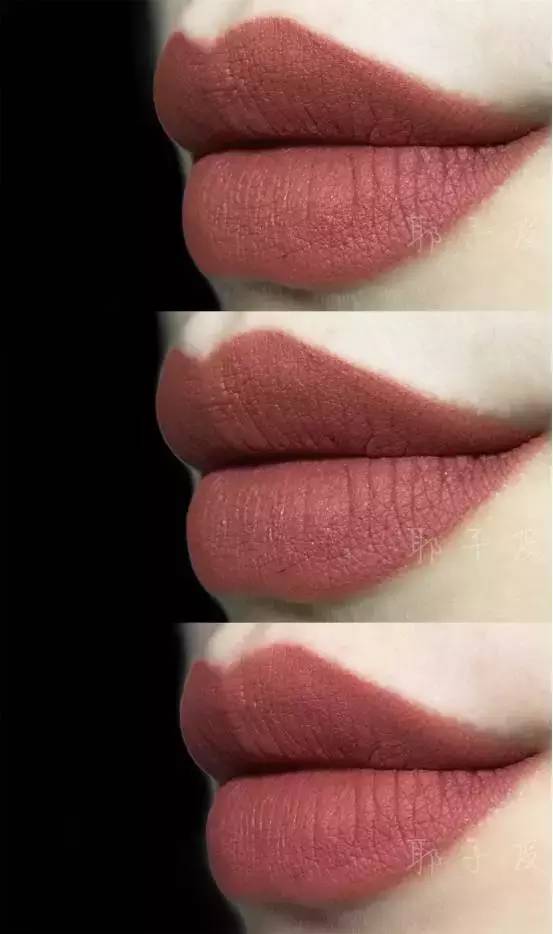 紫调豆沙色口红和红调豆沙色口红,巴黎欧莱雅161口红轻吻豆沙