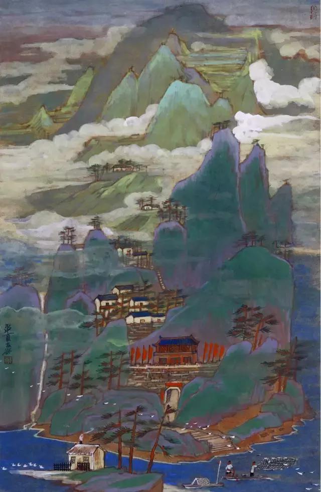 浓浓山水情,中国最美山水风景国画