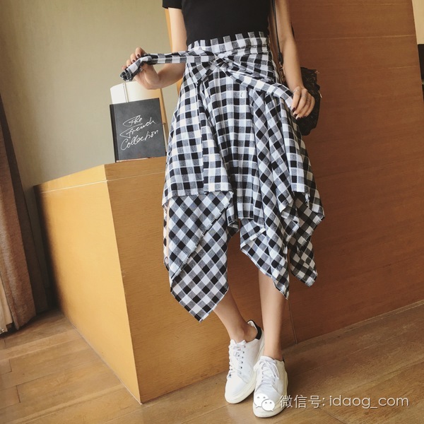 时尚不规则的半身裙,不规则半身裙高级感设计