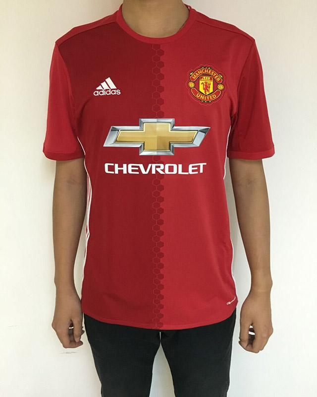 曼联2016主场球衣,曼联16-17赛季