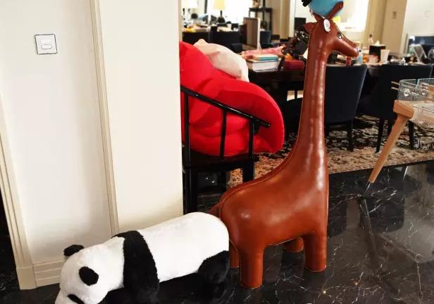 王思聪起居室曝光堆满玩偶和限量版球鞋!太有钱了