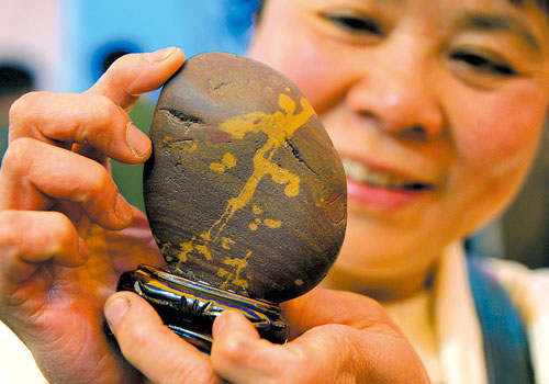 小石头也玩奥运？你别说还真的挺像那么回事