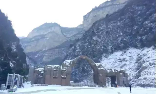 灵石红崖峡评价,灵石红崖峡牛角