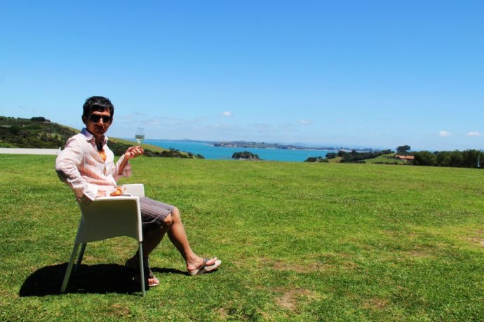 到怀希基岛,品酒-看海