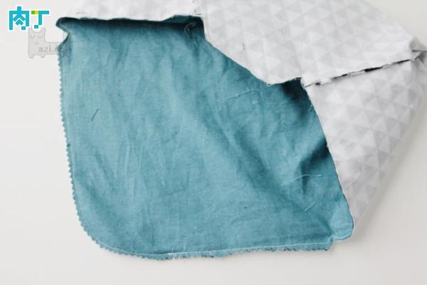 信封式手拿包布艺,布艺钱包的缝制方法图解