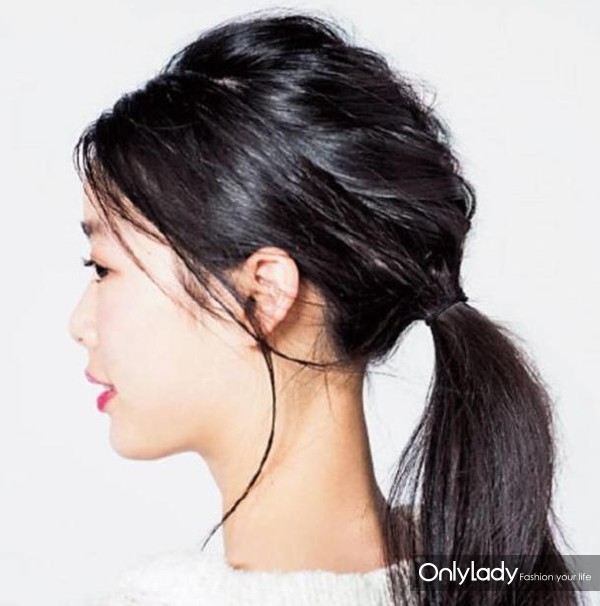 日本妹子的头发怎么扎,日本女生打理发型教程