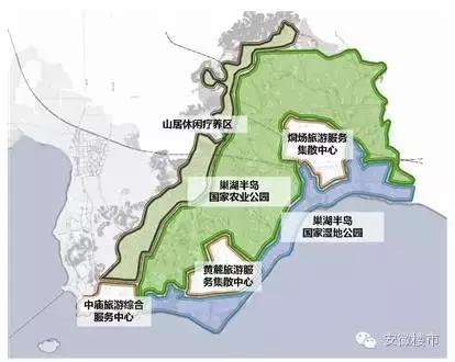 巢湖半岛,巢湖半岛和滨湖