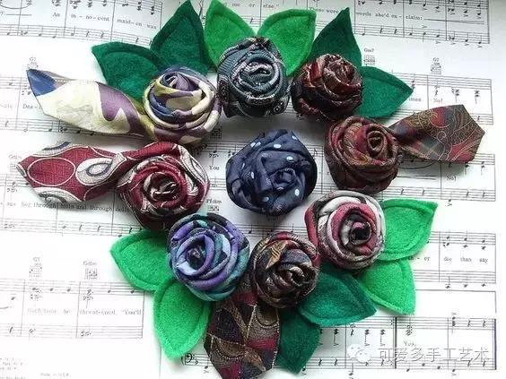 旧领带变身戒指收纳台,旧领带变废为宝