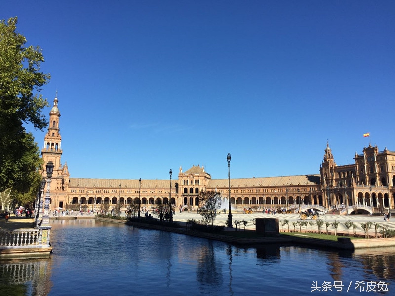 西班牙塞维利亚的西班牙广场,西班牙塞维利亚的风景