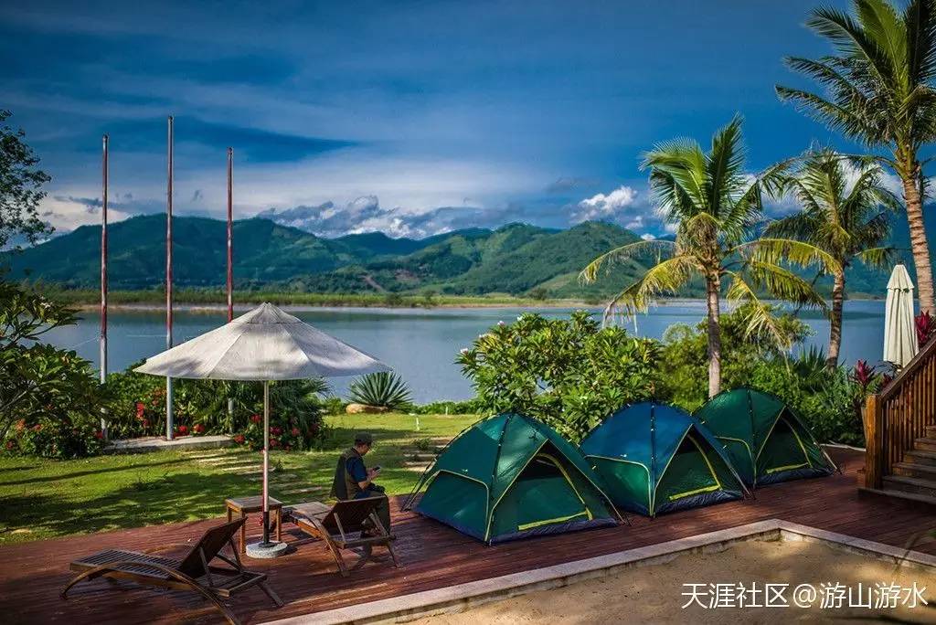 海南天台山小九寨,小九寨青山绿水