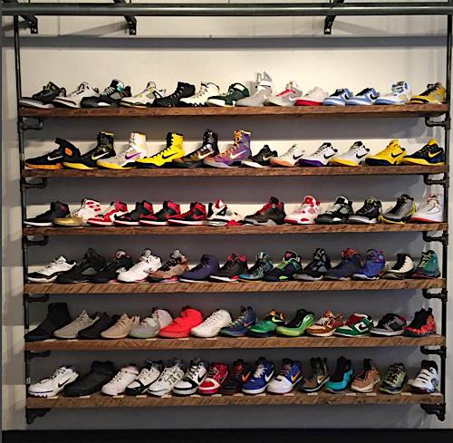 见识了他1000万美元的鞋库，我的红眼病无药可医