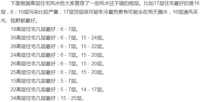 风水很重要高层住宅风水解图,如何选择房子是最佳的风水