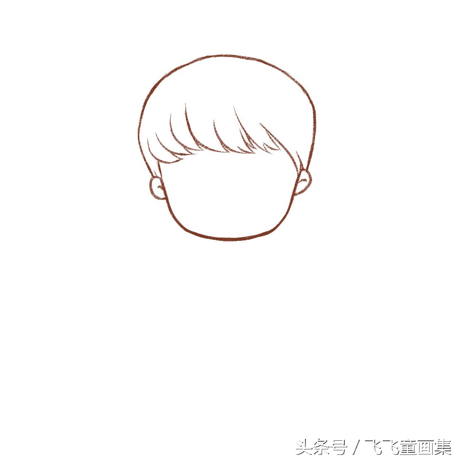 飞飞简笔画教程,菲菲简笔画猪猪侠